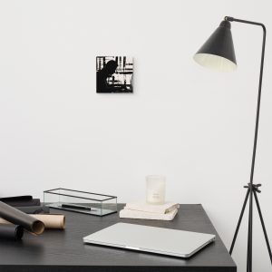Modern Home Office Canvas Art – Minimalist Black & White Decor