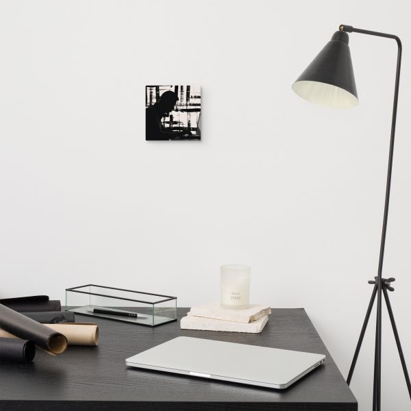 Modern Home Office Canvas Art – Minimalist Black & White Decor